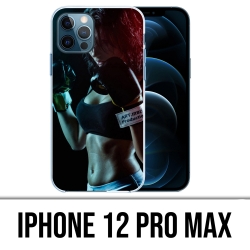 Coque iPhone 12 Pro Max - Girl Boxe