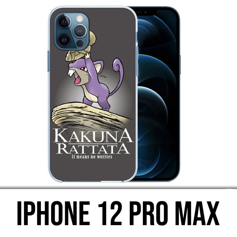 Funda para iPhone 12 Pro Max - Hakuna Rattata Pokémon Rey León