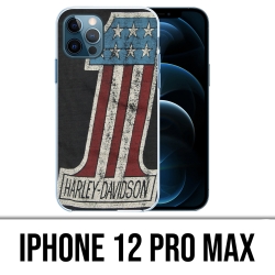 Custodia per iPhone 12 Pro Max - Logo Harley Davidson 1