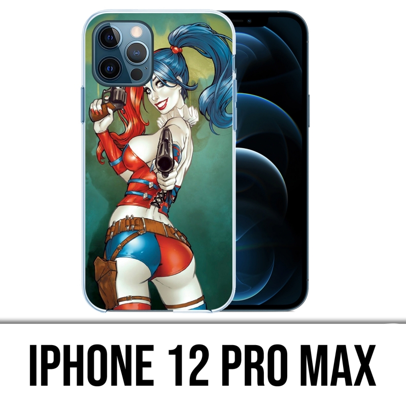 Funda para iPhone 12 Pro Max - Harley Quinn Comics