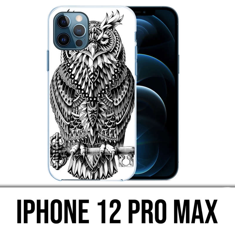 IPhone 12 Pro Max Case - Aztec Owl