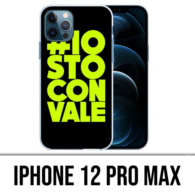 IPhone 12 Pro Max Case - Io Sto Con Vale Motogp Valentino Rossi
