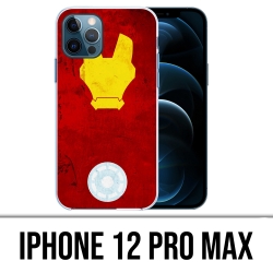 Coque iPhone 12 Pro Max - Iron Man Art Design