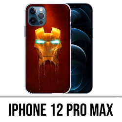 Custodia per iPhone 12 Pro Max - Iron Man Gold