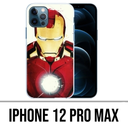 Coque iPhone 12 Pro Max - Iron Man Paintart