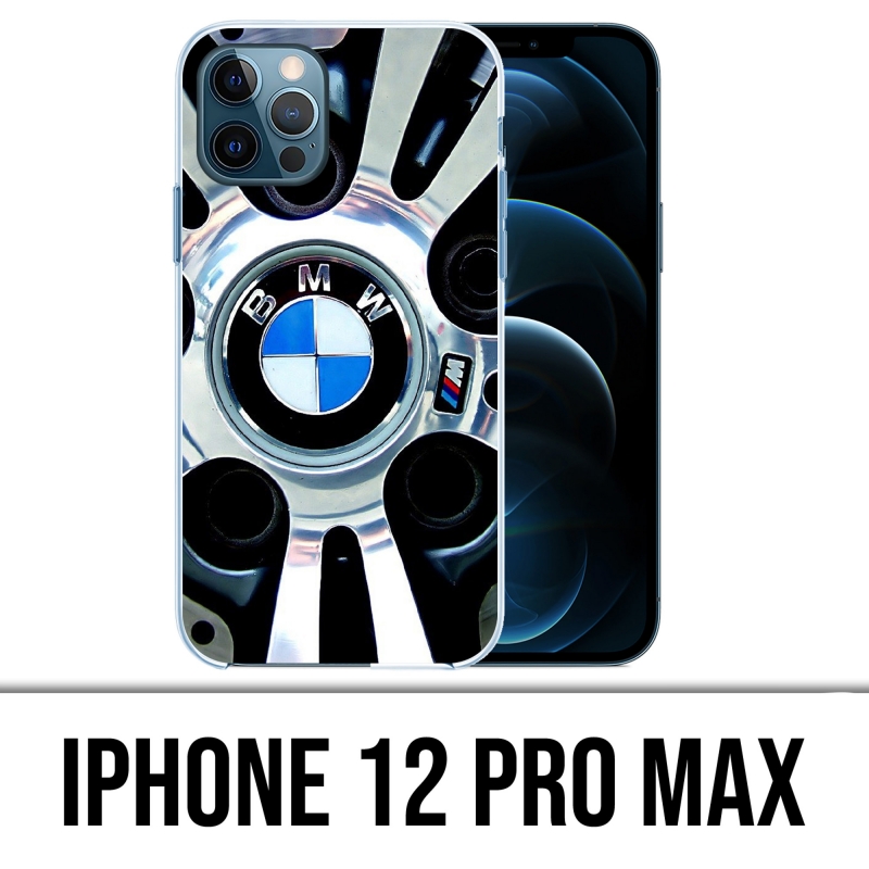 Custodia per iPhone 12 Pro Max - Bmw con bordo cromato