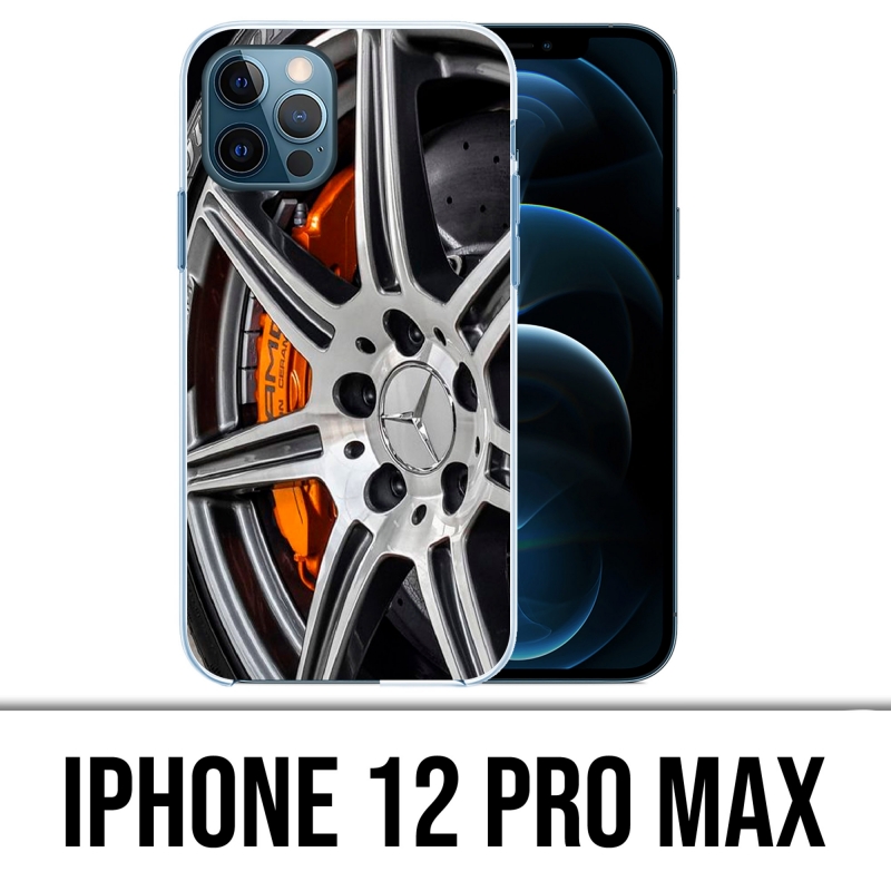 Custodia per iPhone 12 Pro Max - Cerchio Mercedes Amg