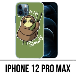 Coque iPhone 12 Pro Max - Just Do It Slowly