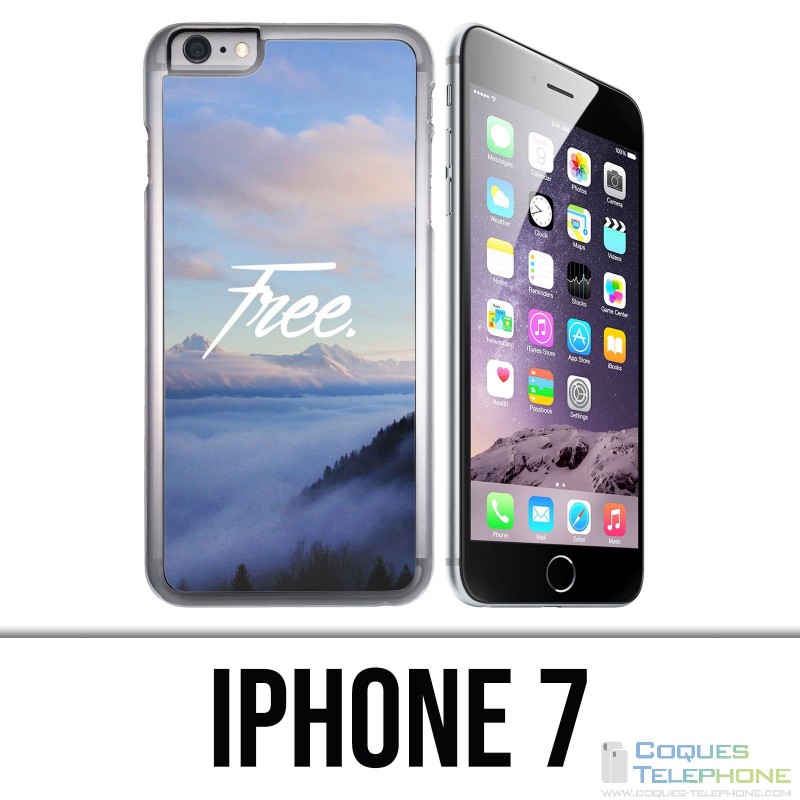Coque iPhone 7 - Paysage Montagne Free