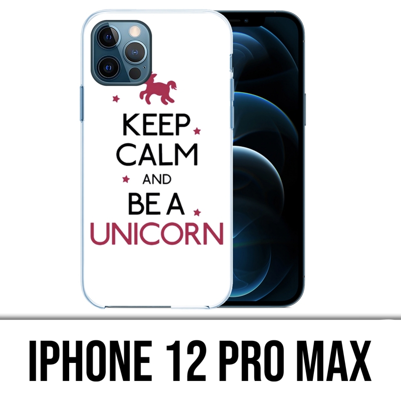 Custodia per iPhone 12 Pro Max - Keep Calm Unicorn Unicorn