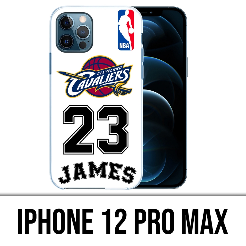 Coque iPhone 12 Pro Max - Lebron James Blanc