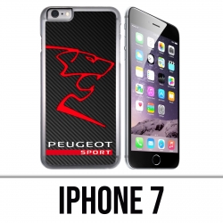 Custodia per iPhone 7 - Logo Peugeot Sport