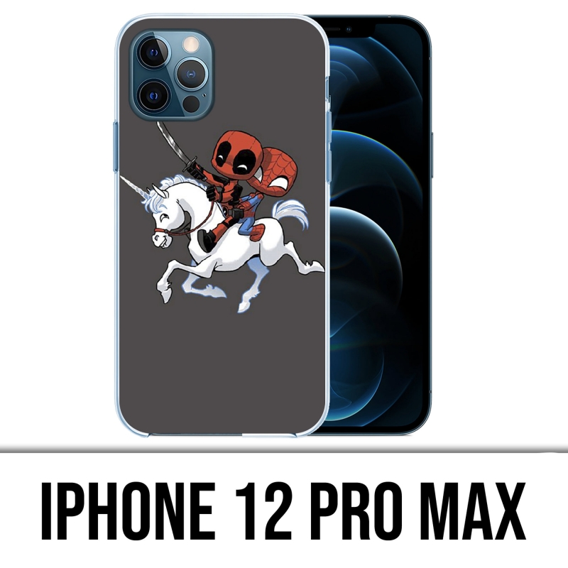 IPhone 12 Pro Max Case - Deadpool Spiderman Unicorn
