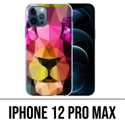 Custodia per iPhone 12 Pro Max - Leone geometrico