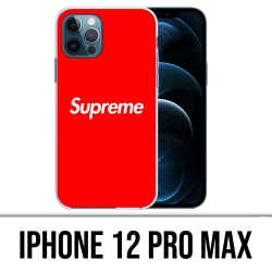 Coque iPhone 12 Pro Max - Logo Supreme