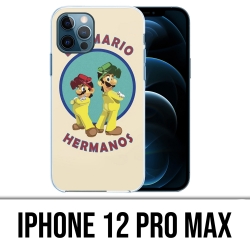 Coque iPhone 12 Pro Max - Los Mario Hermanos