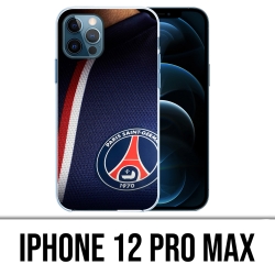 Coque iPhone 12 Pro Max - Maillot Bleu Psg Paris Saint Germain