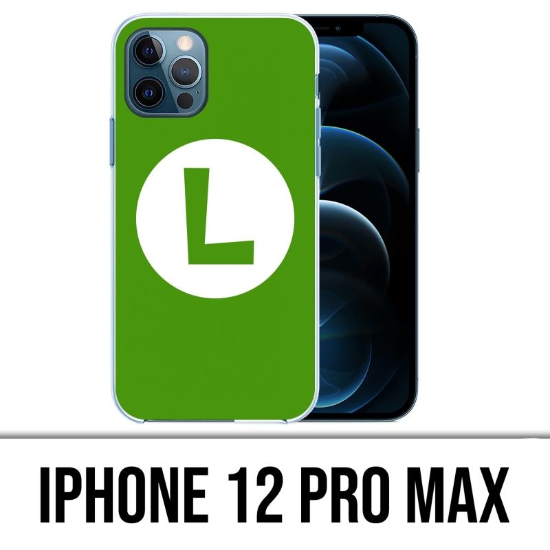 Funda para iPhone 12 Pro Max - Mario Logo Luigi