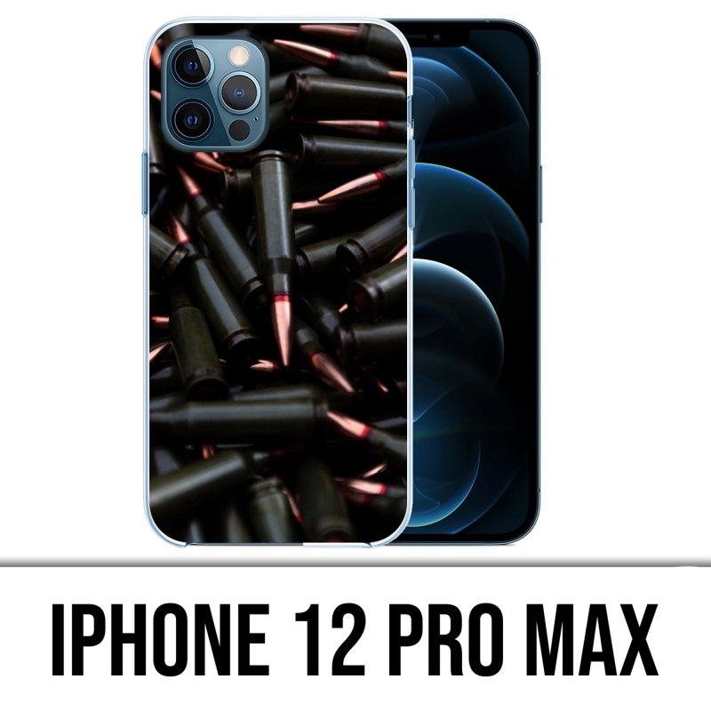 Coque iPhone 12 Pro Max - Munition Black