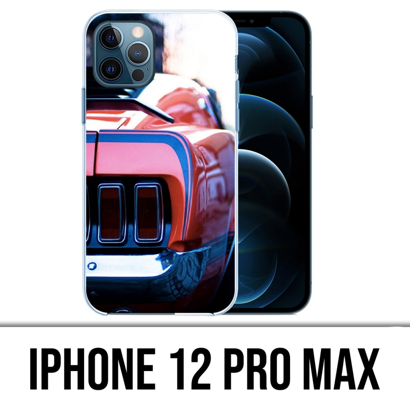Custodia per iPhone 12 Pro Max - Mustang vintage