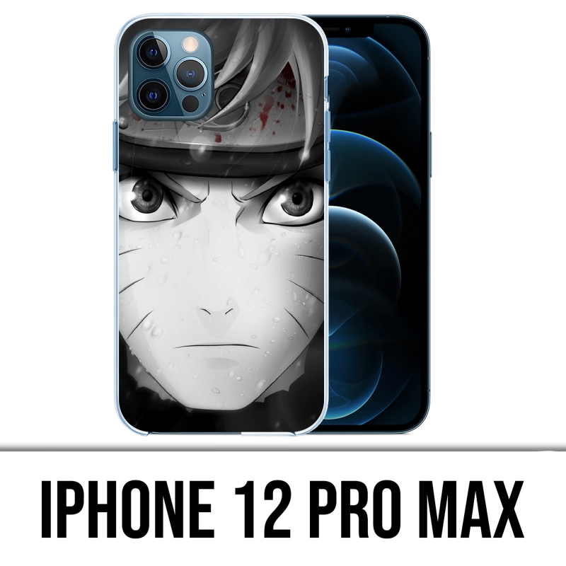 IPhone 12 Pro Max Case - Naruto Schwarzweiß