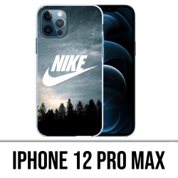 Coque iPhone 12 Pro Max - Nike Logo Wood
