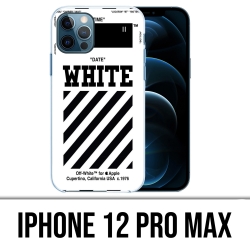 Coque iPhone 12 Pro Max - Off White Blanc