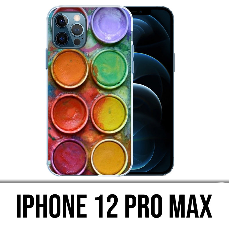 Coque iPhone 12 Pro Max - Palette Peinture