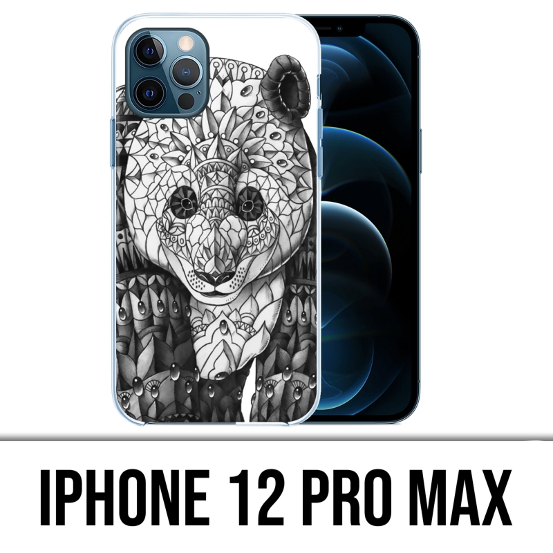 IPhone 12 Pro Max Case - Panda Azteque