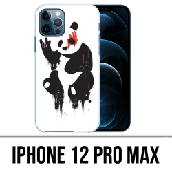 Coque iPhone 12 Pro Max - Panda Rock