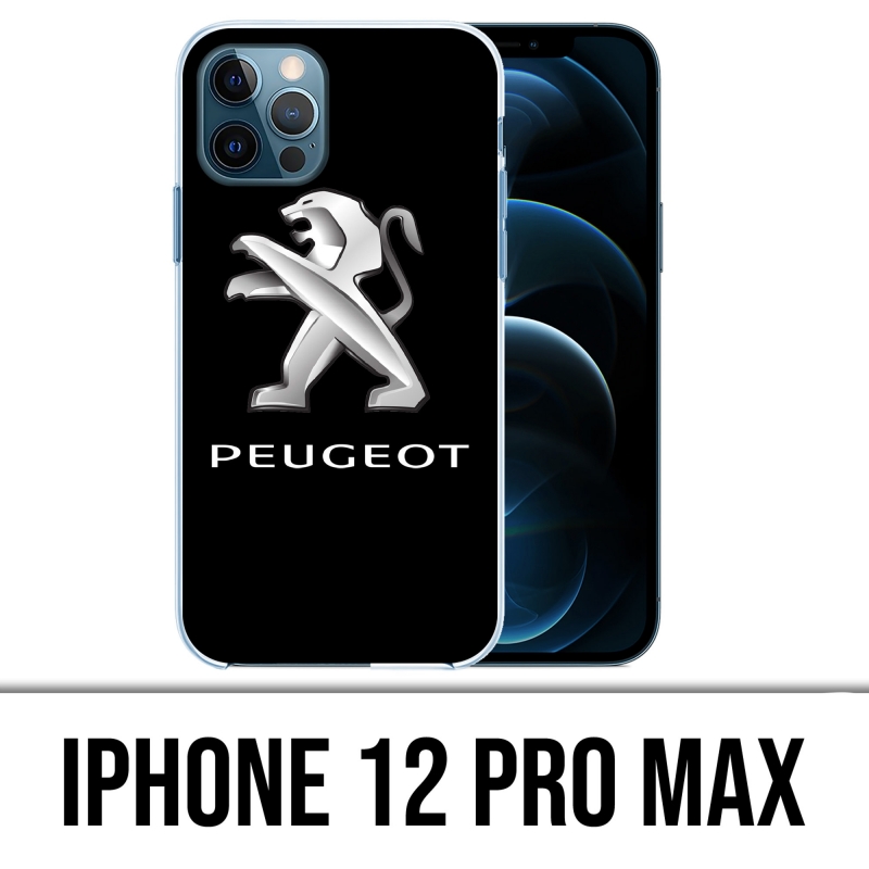 Custodia per iPhone 12 Pro Max - Logo Peugeot