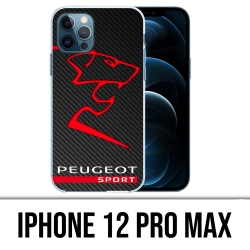 Custodia per iPhone 12 Pro Max - Logo Peugeot Sport