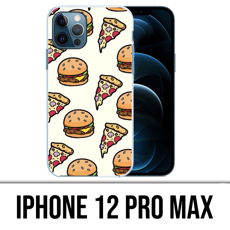 Funda para iPhone 12 Pro Max - Pizza Burger