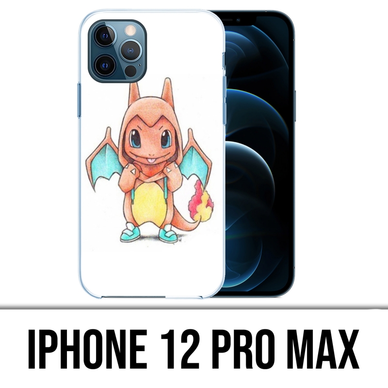 Funda para iPhone 12 Pro Max - Pokemon Baby Salameche