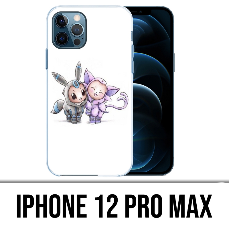 Coque iPhone 12 Pro Max - Pokémon Bébé Mentali Noctali