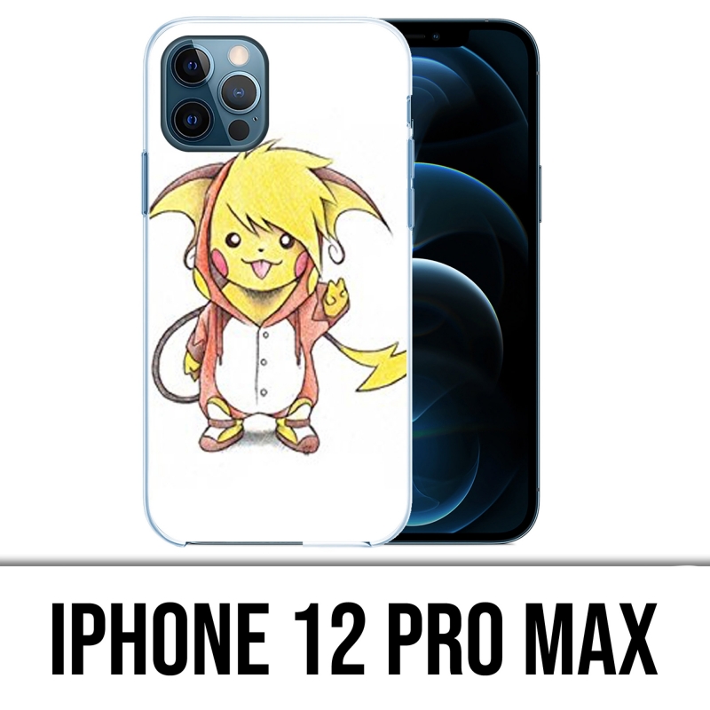 Funda para iPhone 12 Pro Max - Pokémon Bebé Raichu