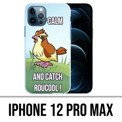 Coque iPhone 12 Pro Max - Pokémon Go Catch Roucool
