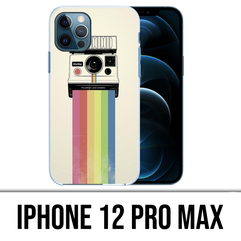 Custodia per iPhone 12 Pro Max - Polaroid Rainbow Rainbow