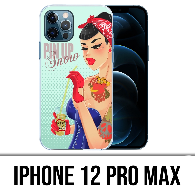 Coque iPhone 12 Pro Max - Princesse Disney Blanche Neige Pinup
