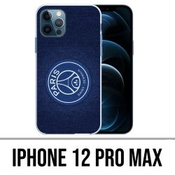 Custodia per iPhone 12 Pro Max - Psg Sfondo blu minimalista