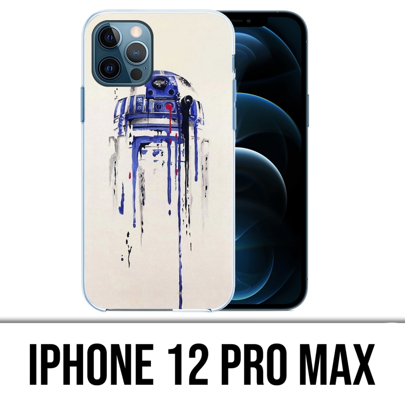 IPhone 12 Pro Max Case - R2D2 Paint
