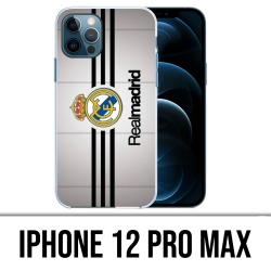 Coque iPhone 12 Pro Max - Real Madrid Bandes
