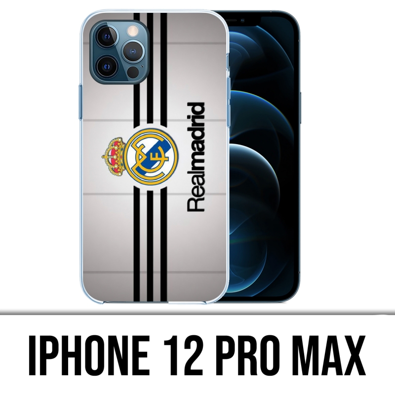 Custodia per iPhone 12 Pro Max - Real Madrid Stripes