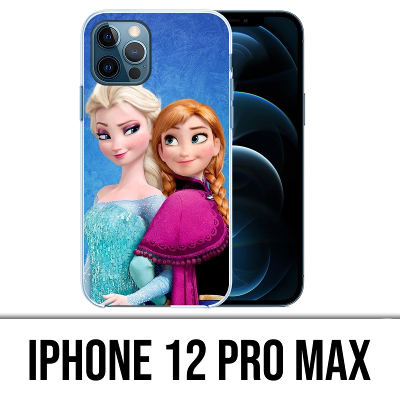 Custodia per iPhone 12 Pro Max - Frozen Elsa e Anna