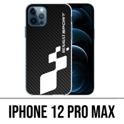 Coque iPhone 12 Pro Max - Renault Sport Carbone