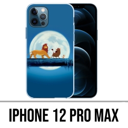 Custodia per iPhone 12 Pro Max - Lion King Moon