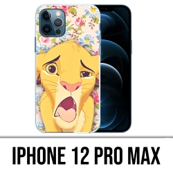 Coque iPhone 12 Pro Max - Roi Lion Simba Grimace
