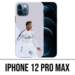 Coque iPhone 12 Pro Max - Ronaldo Lowpoly