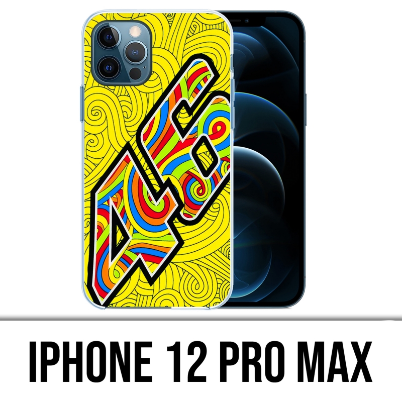 IPhone 12 Pro Max Case - Rossi 46 Waves