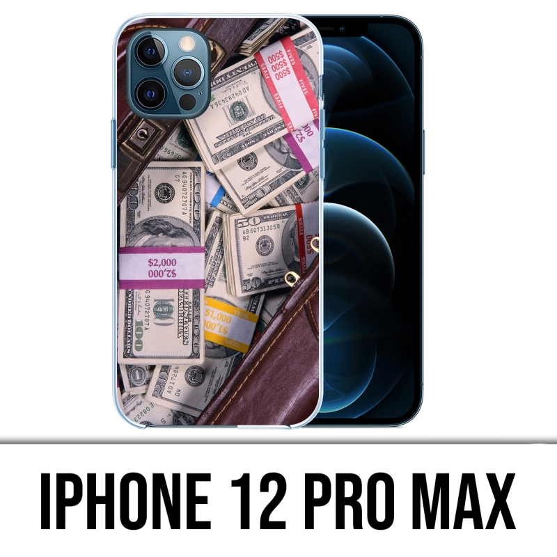 Custodia per iPhone 12 Pro Max - Borsa di dollari